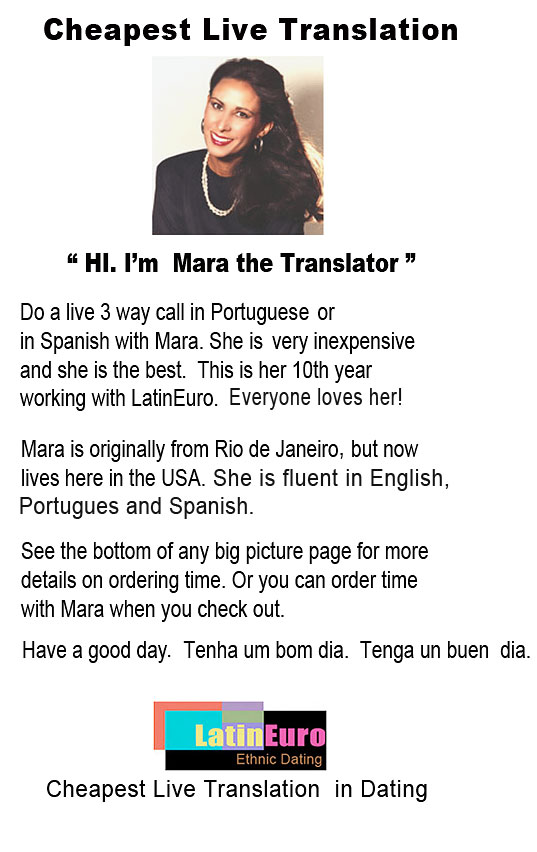 Date this good-looking Brazil girl Cheepest Live Translation from  BR3990