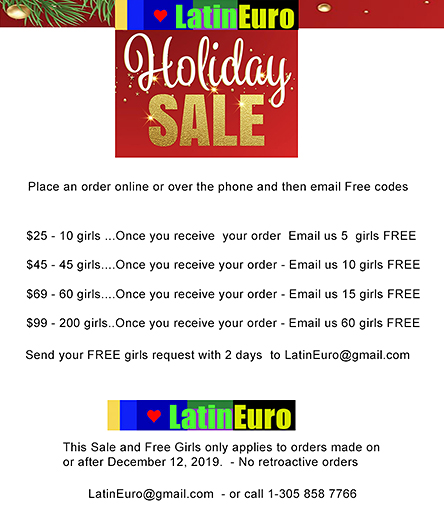 Date this hot Colombia girl Holiday Sale from  CO25913